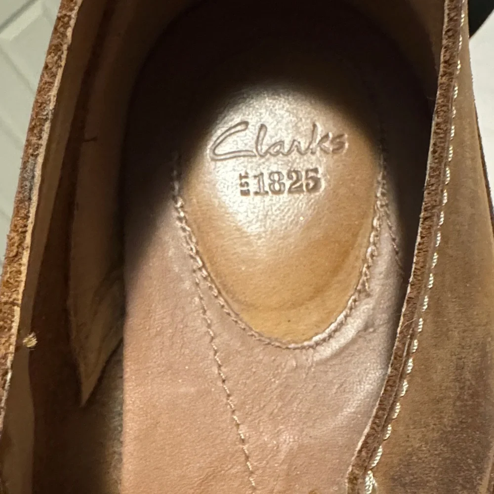 Clarks Rich Brown Slip-On Loafers